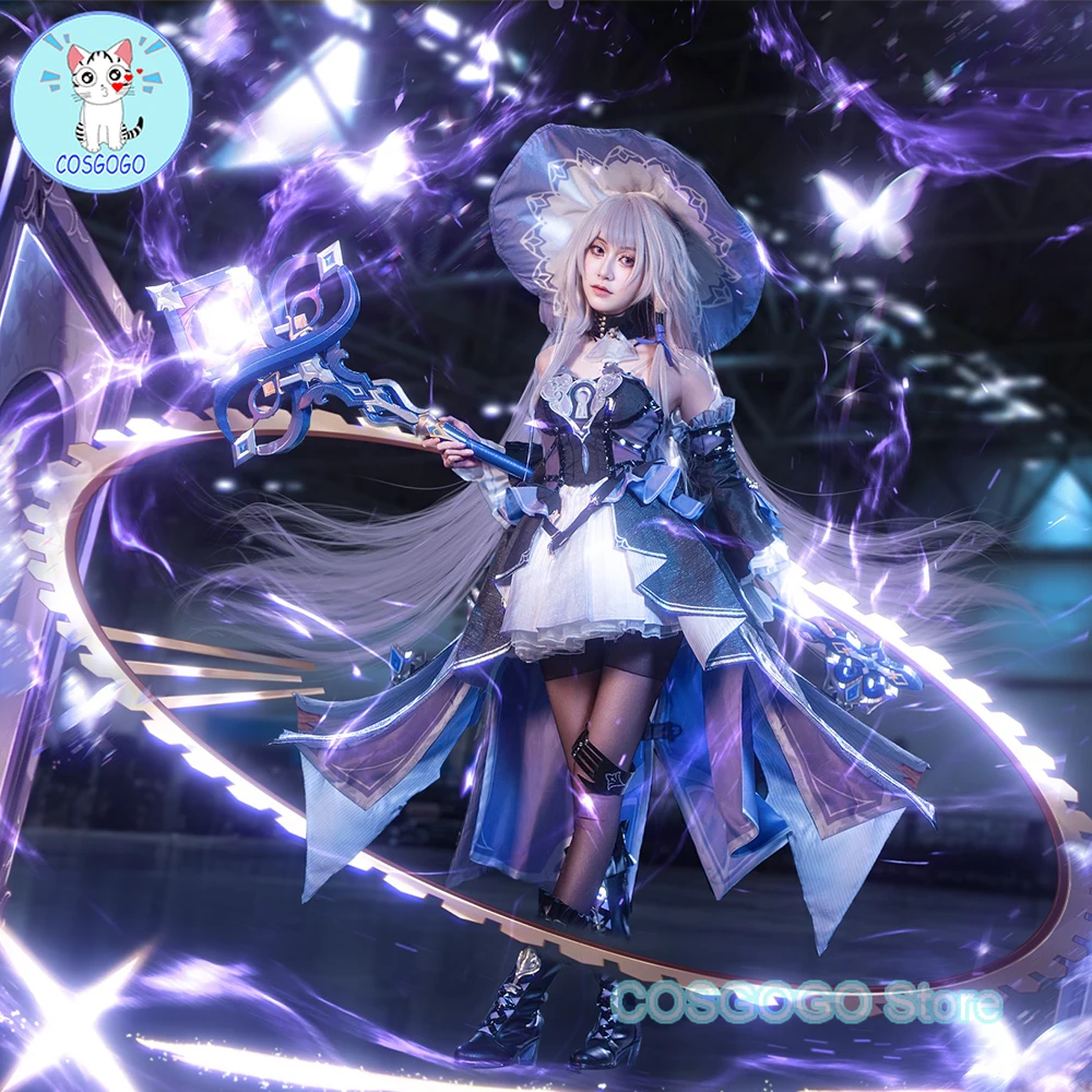

COSGOGO Game Honkai: Star Rail The Herta Cosplay Costume Gorgeous Elegant Combat Uniform Carnival Party Role Play Clothing S-XXL