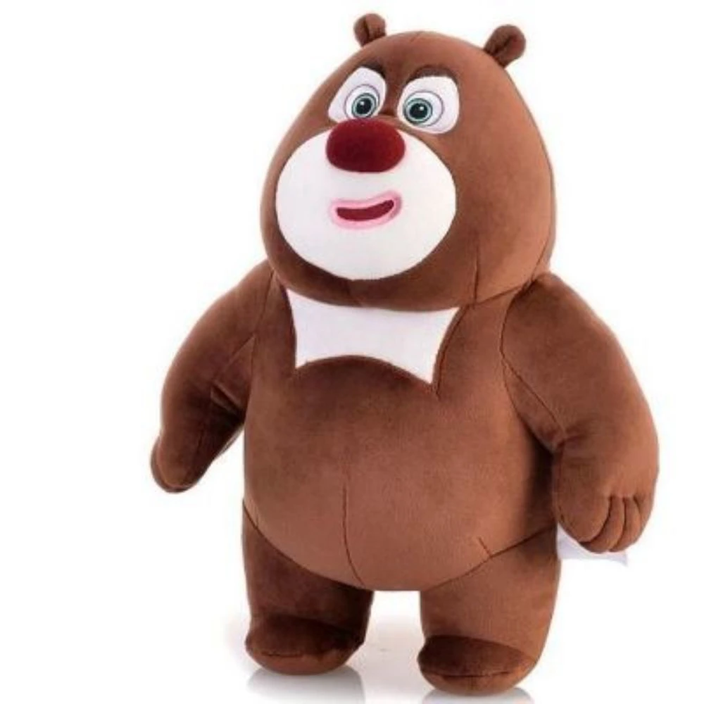 25 см медведь Crtoon плюшевая игрушка медведь большой медведь два братья милый глупый бурый медведь животное кукла для детей подарок на день рождения и Рождество