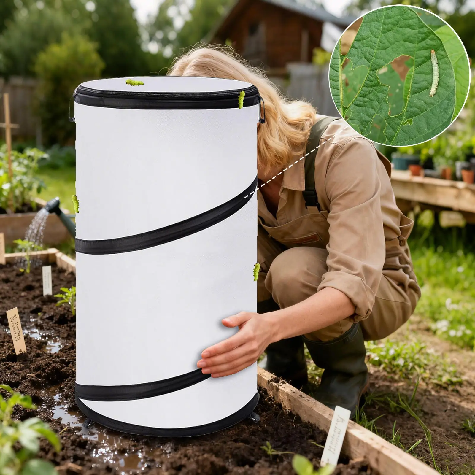 

Всплывающие чехлы для растений, защита от замерзания, 5 упаковок зимних морозных одеял для уличных растений, кустарников, цветов в горшках, удобное хранение