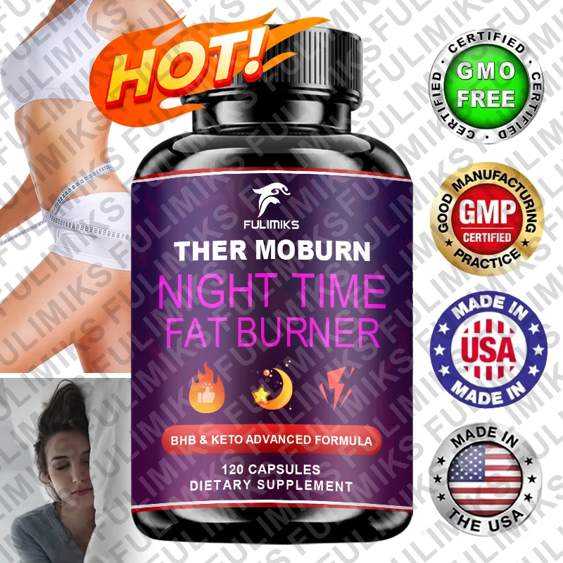 

Fulimiks Best Nighttime Fat Burner - Thermogenic Fat Burner, Natural Appetite Suppressant and Metabolism Booster, Immune Health