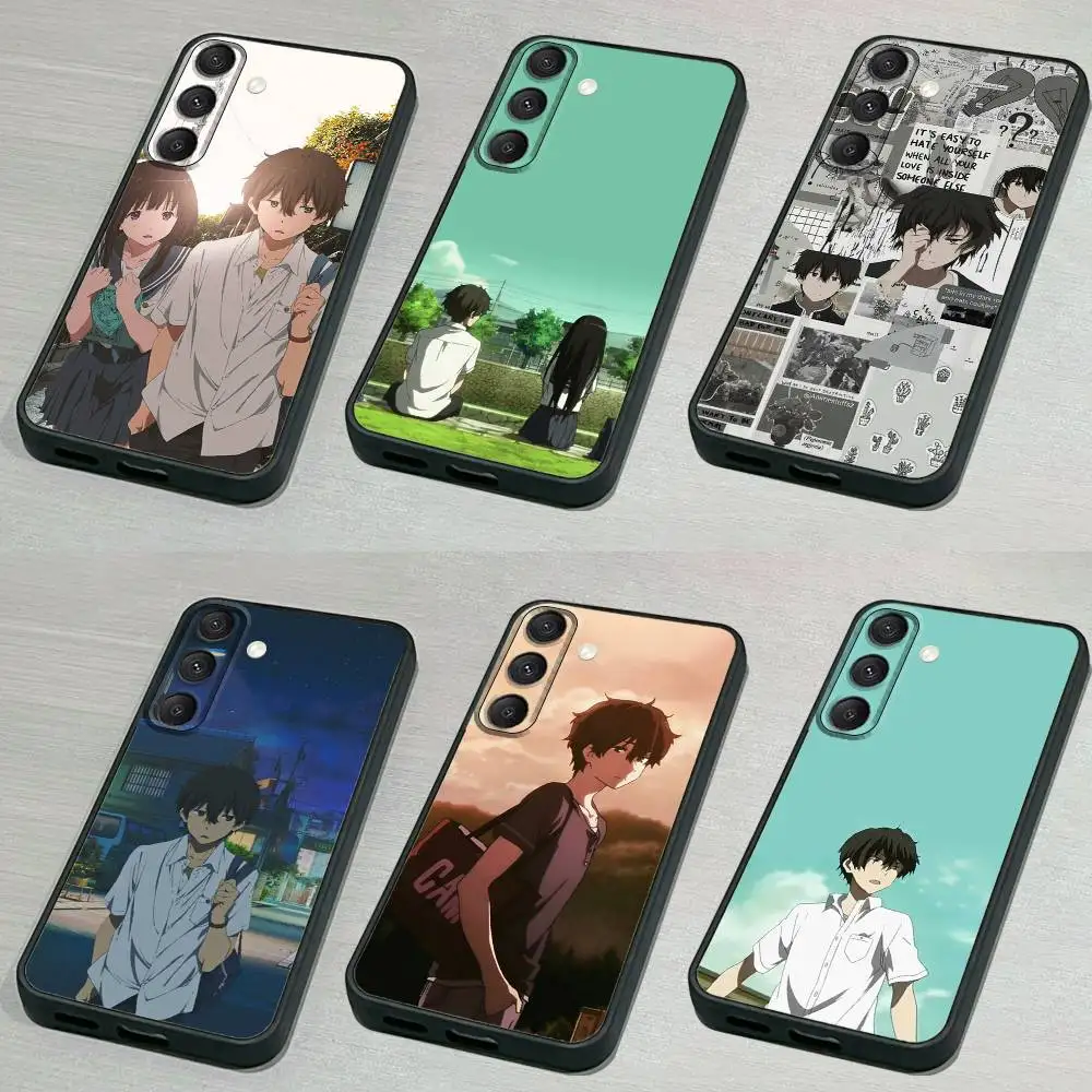 

Hyouka-es Phone Case For Samsung S 25,24,23,22,30,21,10,9,Ultra,Plus,Lite,FE,4,5G Black Soft Case