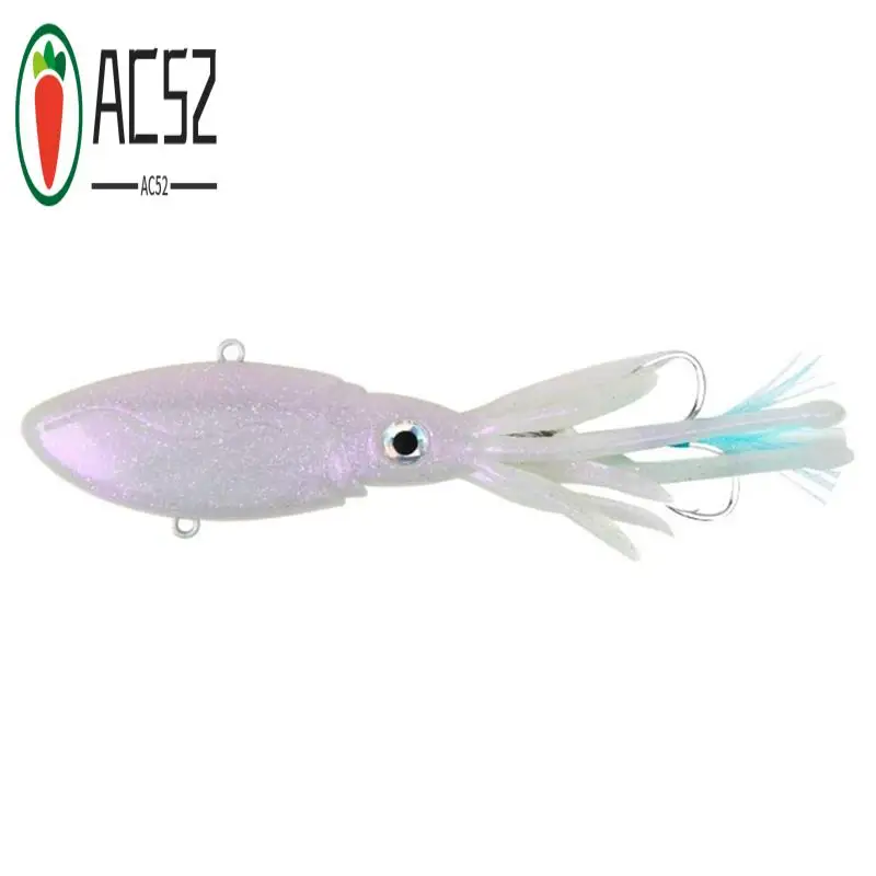 

AC52-130G-150Mm Glow Squid Skirts Lures Soft Rubber Octopus Skirts Fishing Lures Squid Skirts Trolling Lure