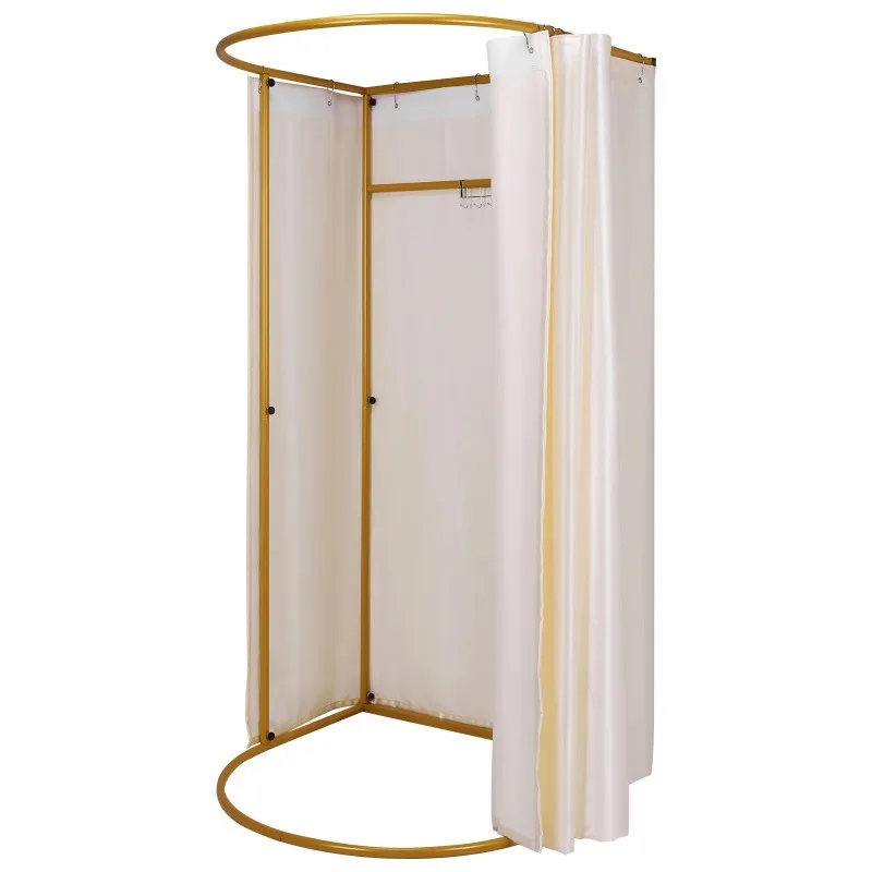 

【Hot Item】Clothing Store Fitting Room With Blackout Curtains (Beige)