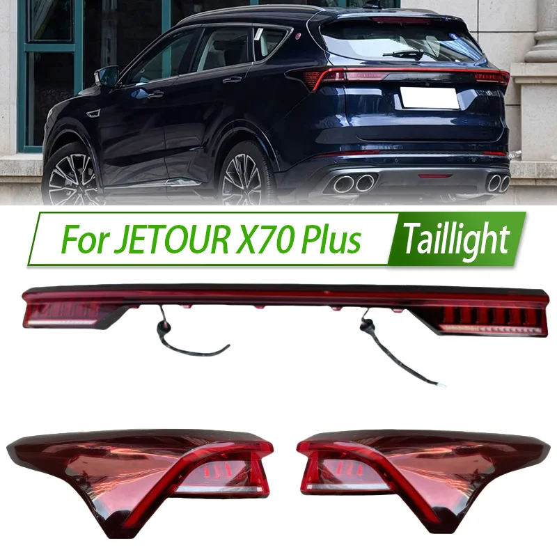 

For JETOUR X70 Plus Car Taillight Assembly OEM Style Rear Lamp with Turn Signal Reverse Light Direct Fit Replacement