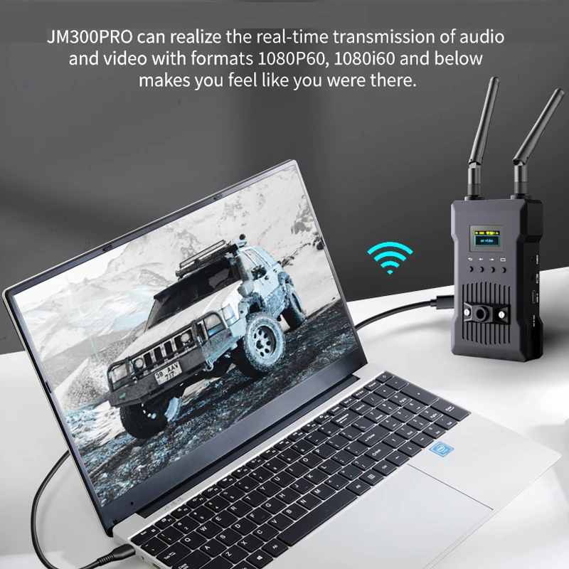 FoRRBETDIS Jm300 Pro 1080P e 4K Sistema de transmissão de vídeo Mini UHD Receptor transmissor de imagem compatível com HDMI