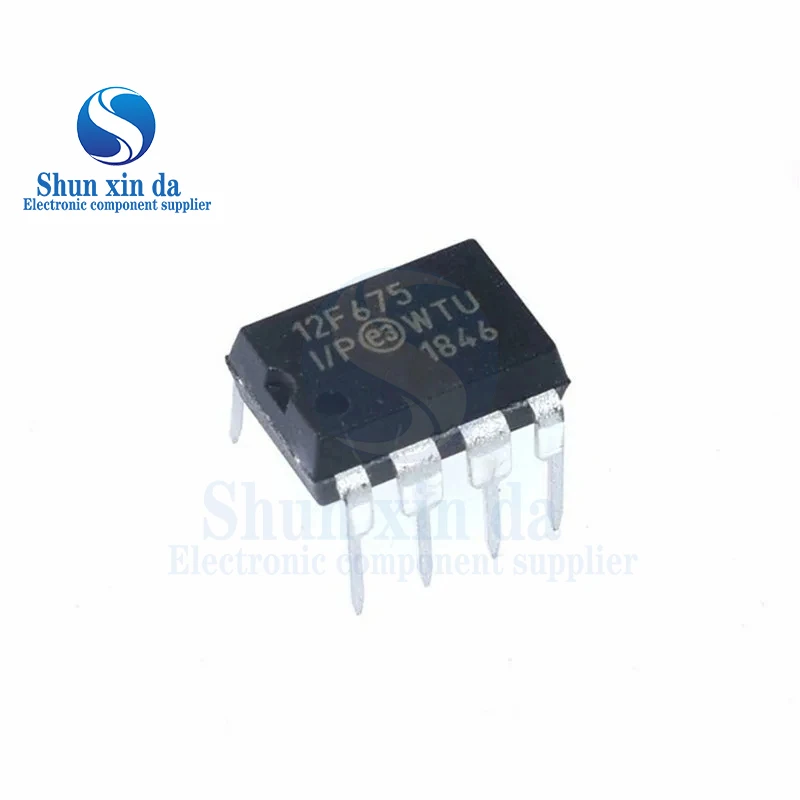2PCS PIC12F675 PIC12F675-I/P 12F675 DIP-8 8-bit Flash Microcontroller Brand New Authentic