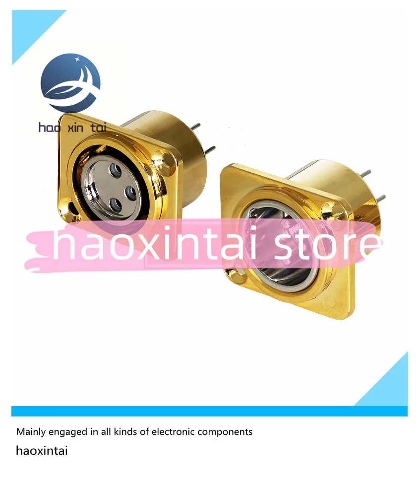 

1PCS Cadas CM F XLR high grade gold balanced XLR female socket