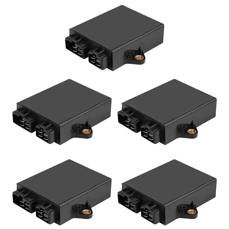 5X 4Rf-82305-00 Motorcycle Cdi Box Ignition Control Unit For Virago 250 Xv250 V-Star 250Cc 1995-2007 Black