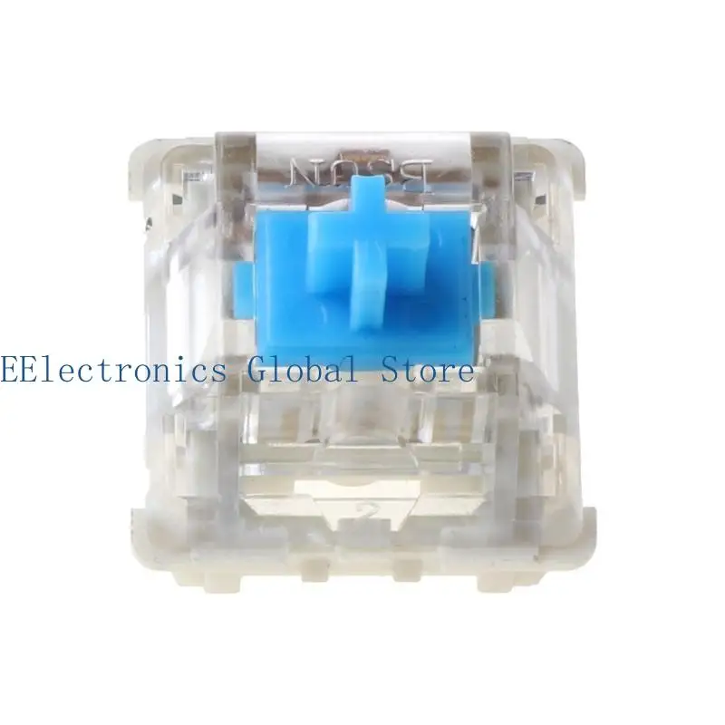 462B 10pcs teclado mecânico 3 pinos interruptor azul para testador teclado Cherry MX