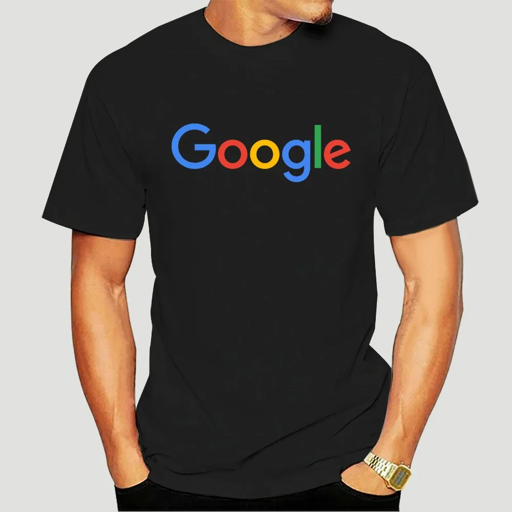 Casual tshirt Google Clothing Print T shirt O-neck Short Sleeve Tees Google Logo Short sleeve tee oversized t shirt harajuku