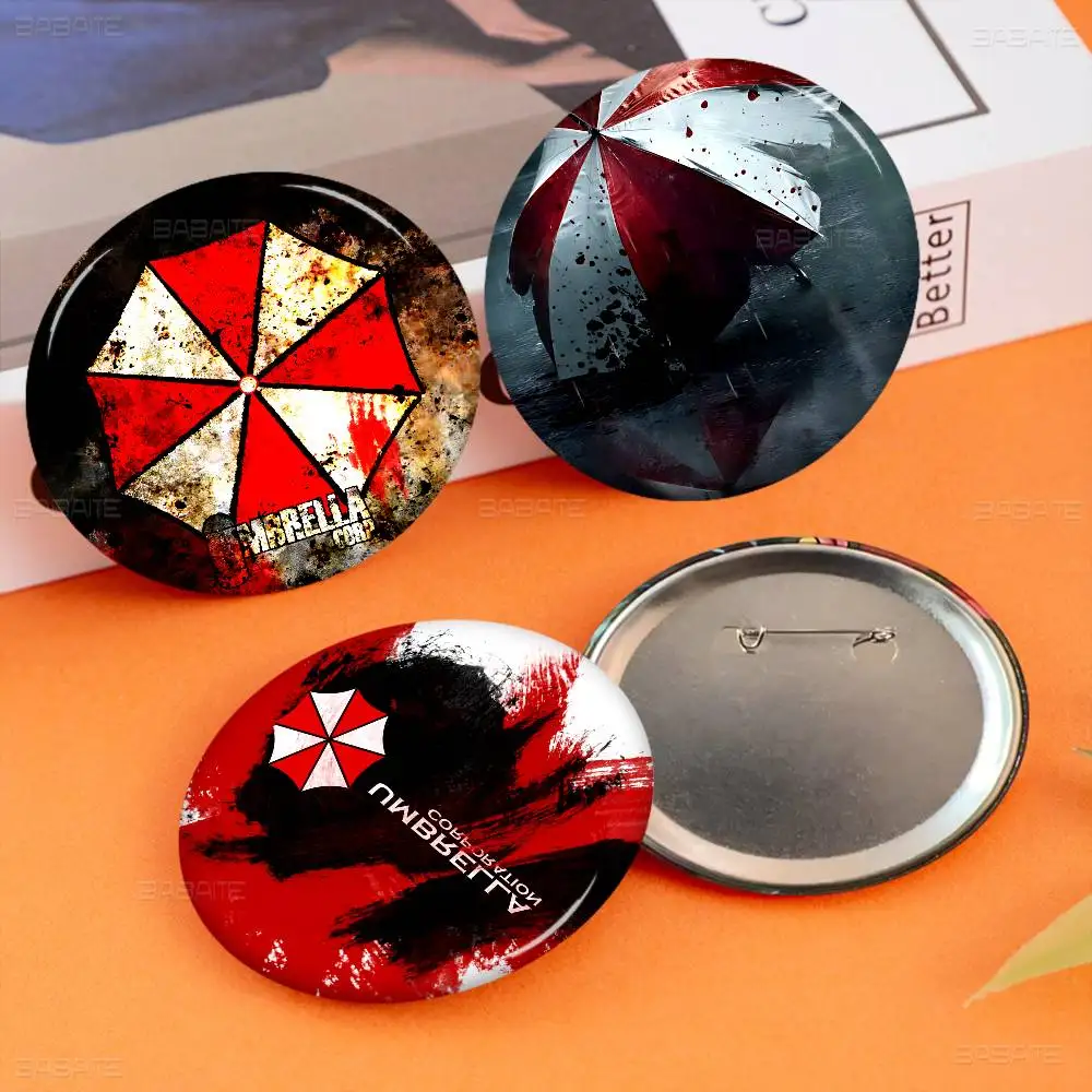 Umbrella Corporation Game Tinplate Soft Button Pin Brooch Metal Badge Custom Jewelry Accessories Hat Bag Lapel