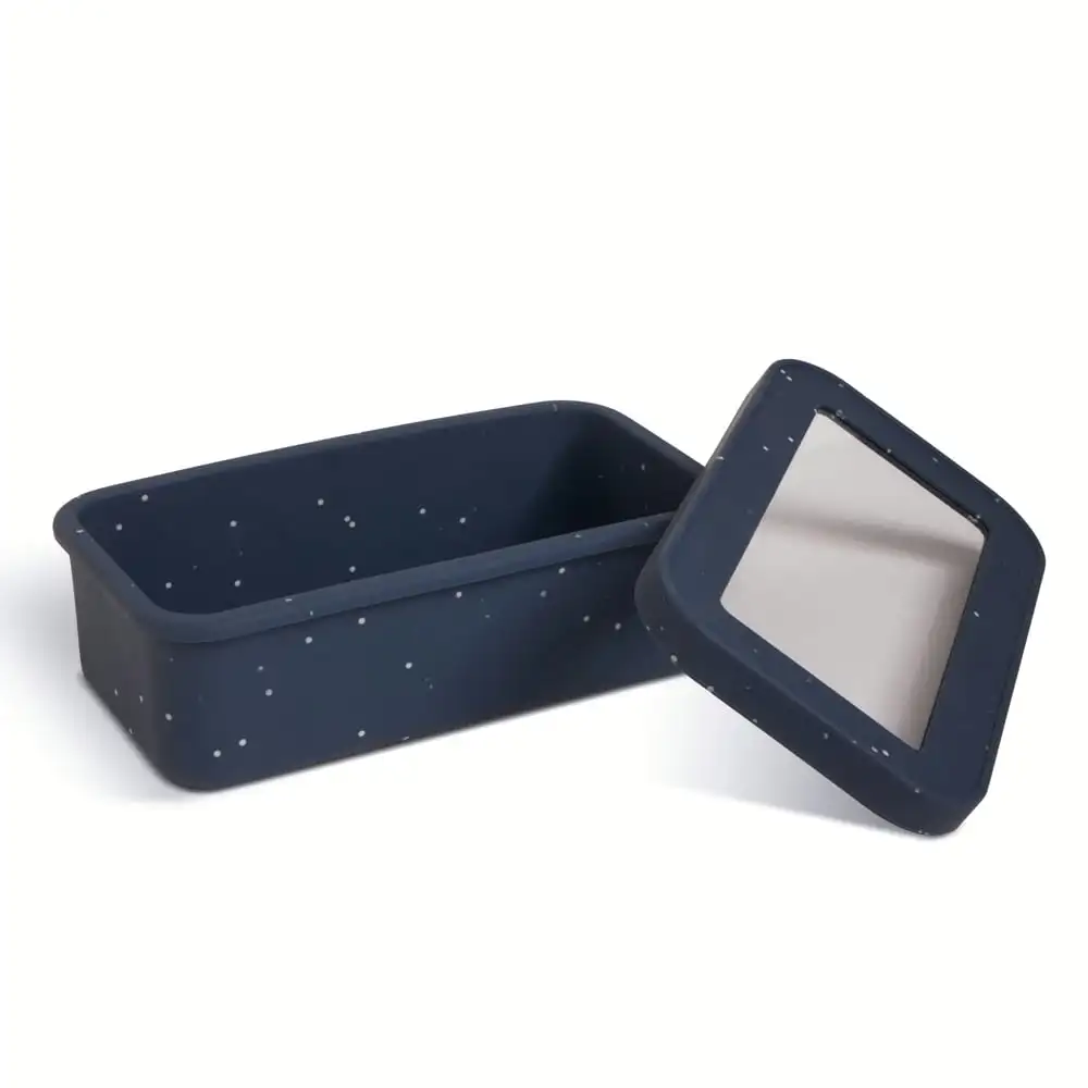 

9 Silicone Loaf Baking Dish & Lid Set - Atlantic Blue