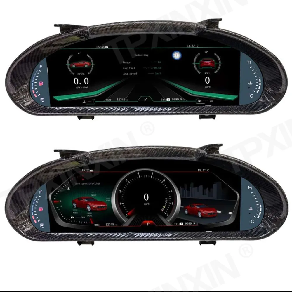 Car Digital Dashboard Display For Maserati GT GC Grancabrio GranTurismo 2007-2017 Digital Dashboard Cluster LCD Speedometer