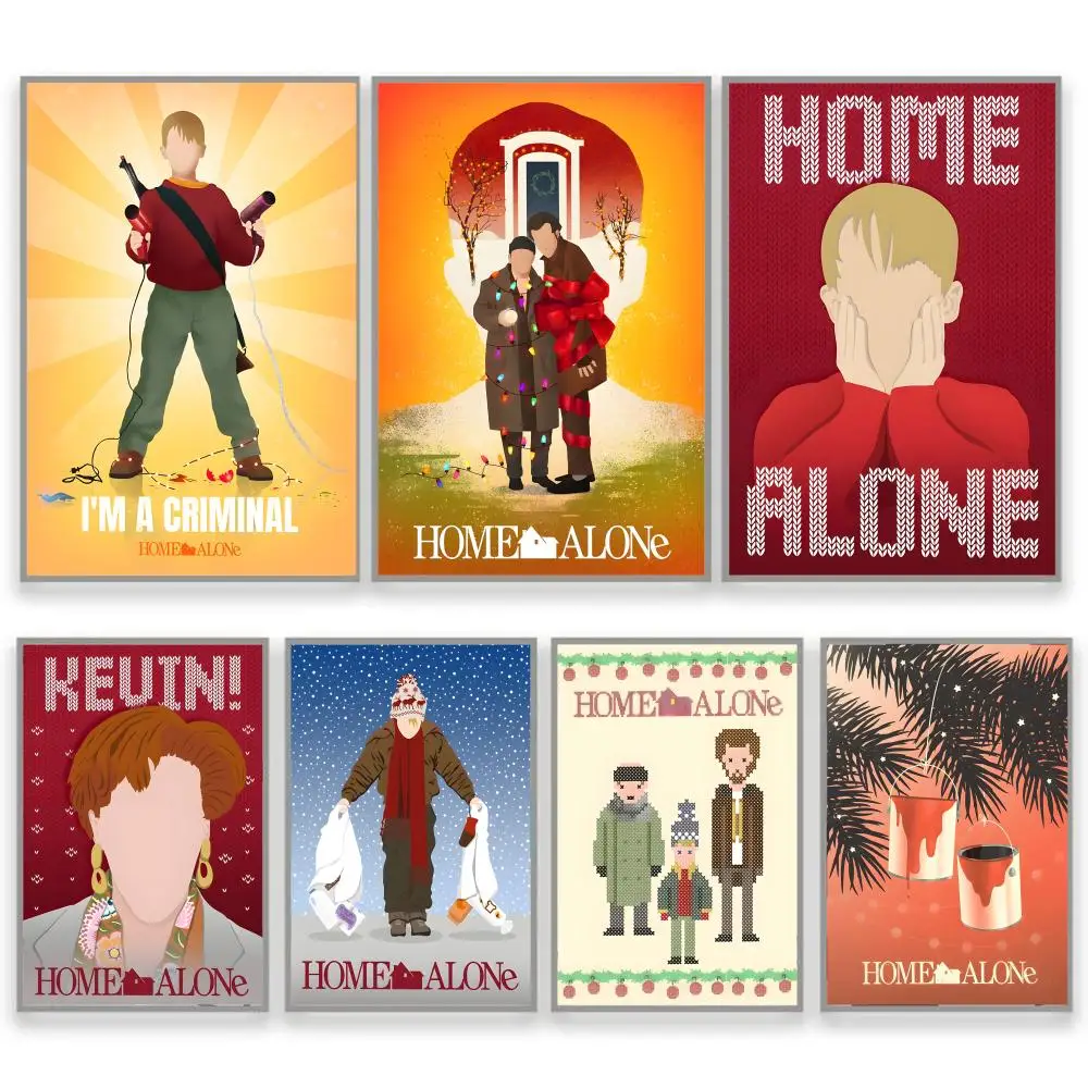 

TV H-Home Alone Anime, Painting Calligraphy Aesthetic Cotton Canvas Wall Art for Coffee Room Bar Coffee House Decoration