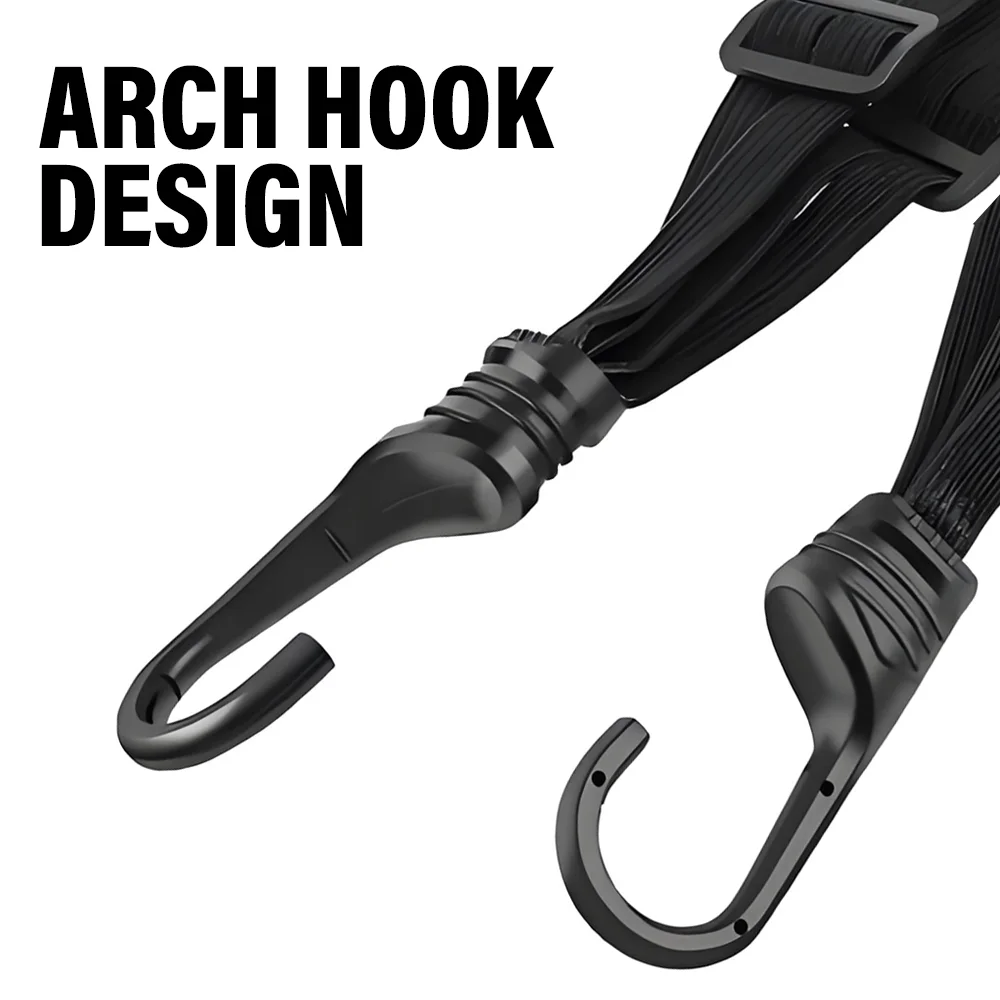 90 سنتيمتر سيارة جذع المنظم حزام مطاط ل جيب رانجلر TJ JK JL المصارع JT 1997 + الأمتعة البضائع الثابتة حزام حبل هوك #3