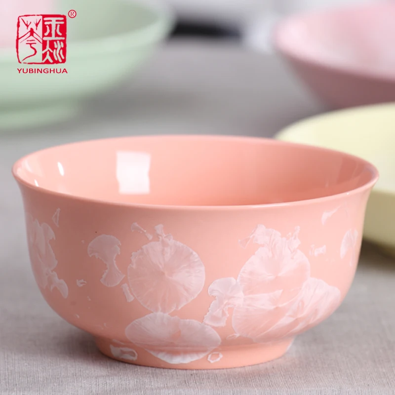 

Porcelain Bowl Single Bowl 5-Inch Ceramic Bowl Porcelain Bowl Creative Cute Household Rice Bowl Microwave Special Bowl