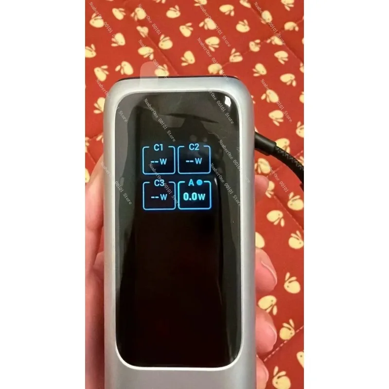 Banco de Energía de 25000 mAh y 165 W A1695 con Cables USB C Dobles Integrados, Cargador Portátil de Carga Rápida para Laptop