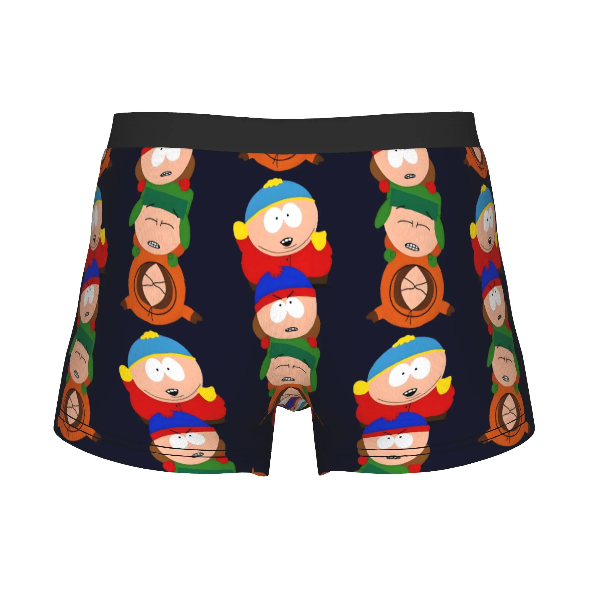 Cartoon S-SouthParks Boxers Shorts Mens Animation Briefs Underwear Fashion Underpants