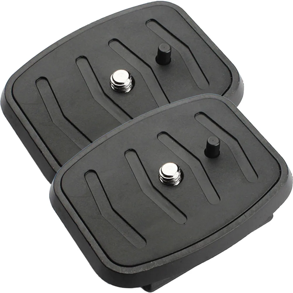 

2pcs Quick Release Plate Durable Plastic Camera Mount Adapter Tripod Accessories Easy Install Disassemble Compatible