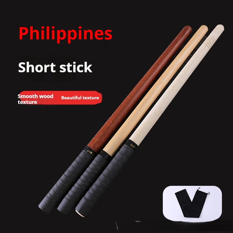 Martial Arts Training Stick Rattan Kali Escrima Practice Stick Wooden Short Staff for Martial Arts Training Equipment