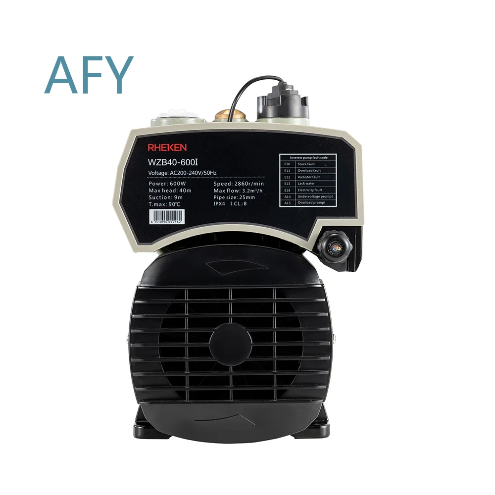 WZB45-800I Intelligent Booster Pump for Hot Water Automatic Inverter Pressure Booster Pump for Residential Water System High