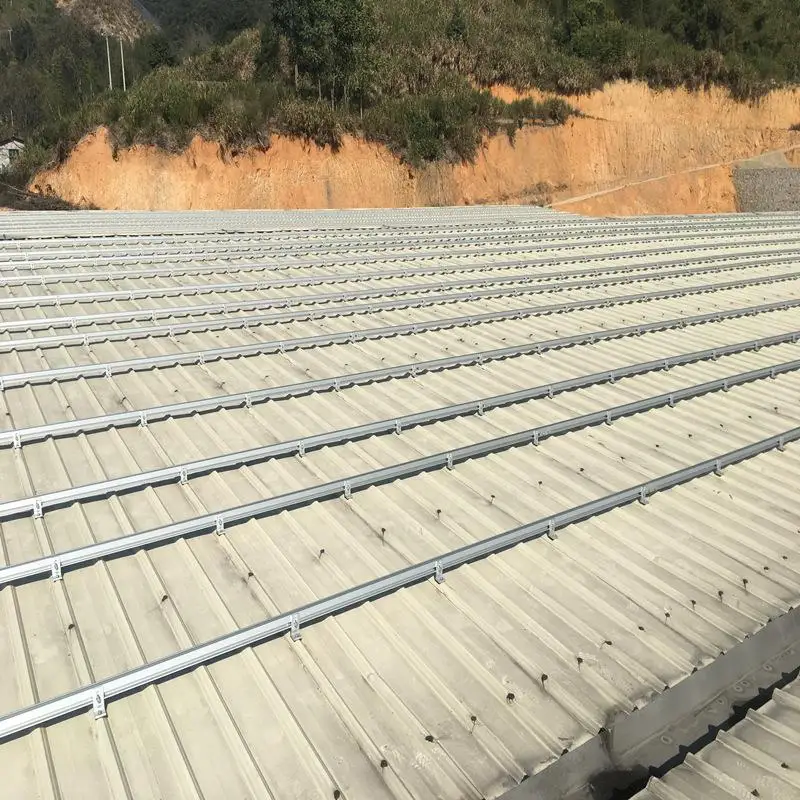 [Aluminum Solar Panel Mounting L Bracket PV Connection Rail Cross Interconnects For RV Boat Off Roof Solar Installation]