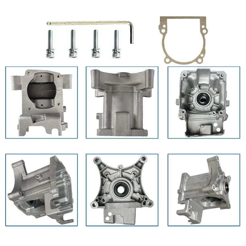 

Совместимый комплект картера: сменный корпус, размер как показан, стальная конструкция для улучшения охлаждения двигателя