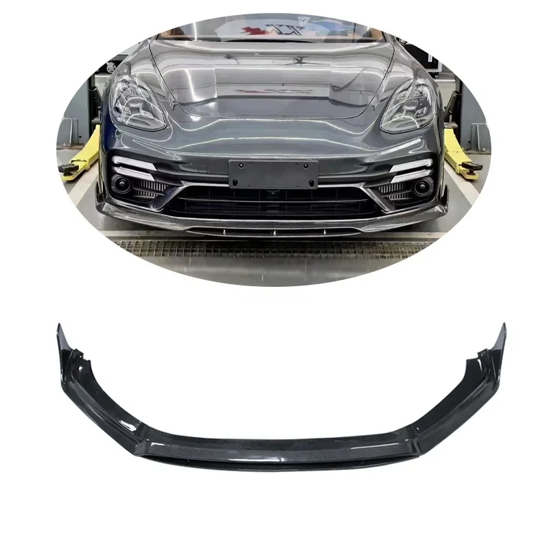 

Factory wholesale high-quality Panamera 971 Carbon Fiber Front Lip Splitter Sider For Porsche Panamera 971 Body Kit 2018+