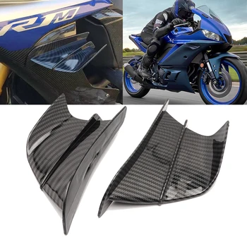 สําหรับ Yamaha YZF R1 R1M R6 R25 Kawasaki Ninja ZH2 H2R BMW S1000RR Honda H2 รถจักรยานยนต์ Winglet Aerodynamic สปอยเลอร์ปีกด้านข้างอะไหล่