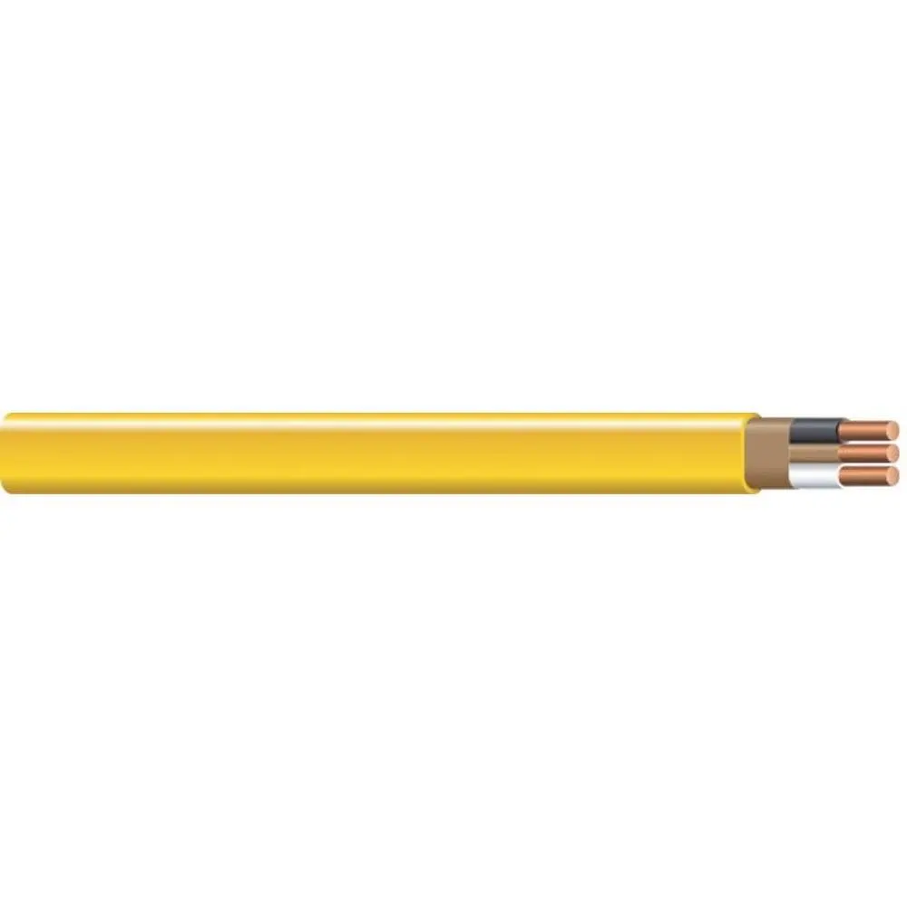 12/2 NM-B, Non-Metallic, Sheathed Cable, Residential Indoor Wire,Used for Wiring,Other Loads with Dry Applications(1000Ft Cut)