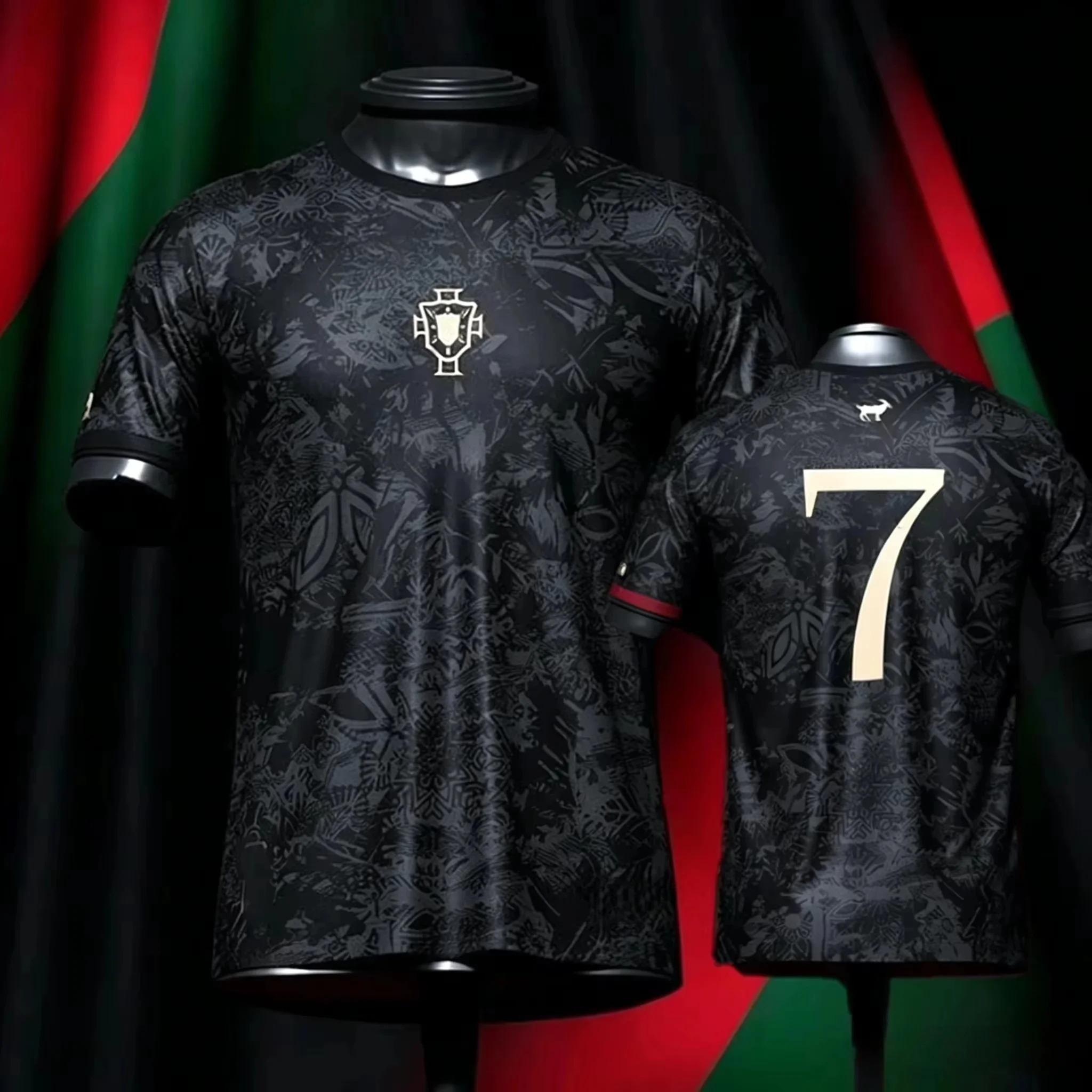 Family Matching 2026 New Cristiano Ronaldo Commemorative Football Jersey T-Shirt Adults Men's Kids Breathable Special Kit