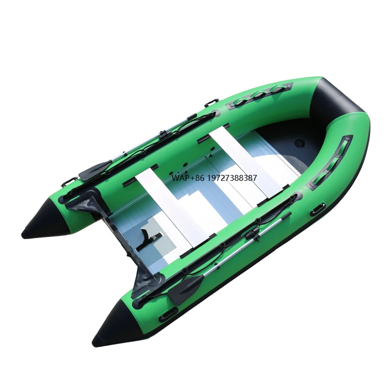 

Chinese Factory Price Aluminium Floor Inflatable Sport Boat Inflatable PVC Rowing Boat
