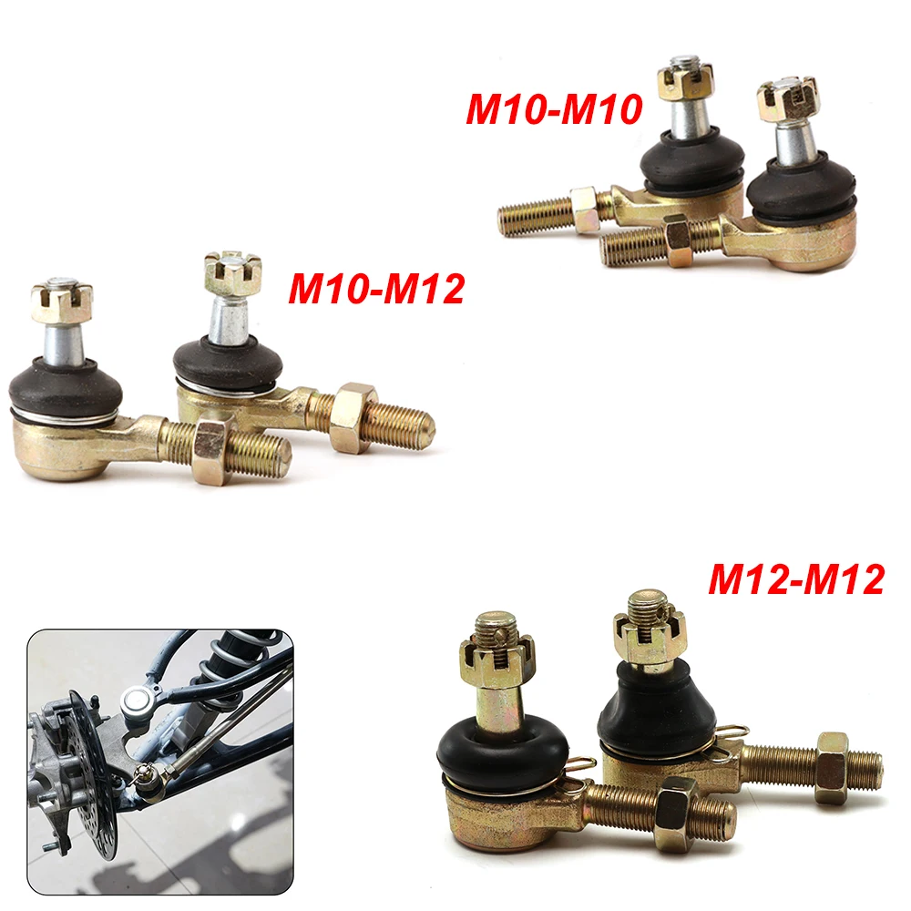 

1 pair Tie Rod End Kit Ball Joint For 125cc 150cc 200cc 250cc Yamaha Banshee 350 Raptor 660 YFM125 250 350 550 660 700 YFS200