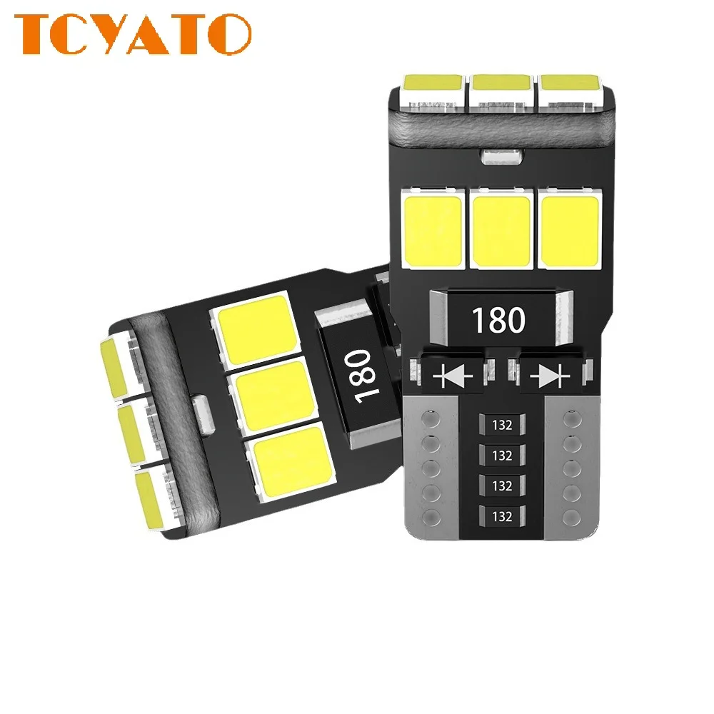

TCYATO The car side marker light is modified with T10 bulbs, 2835 outline 9 lights, reading car lights and w5w led small lights