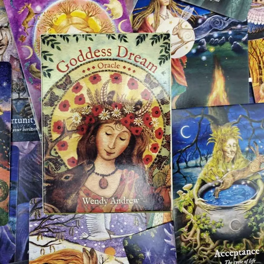 Goddess Dream Oracle Tarot Card Game 38 Cards 11*6.5cm