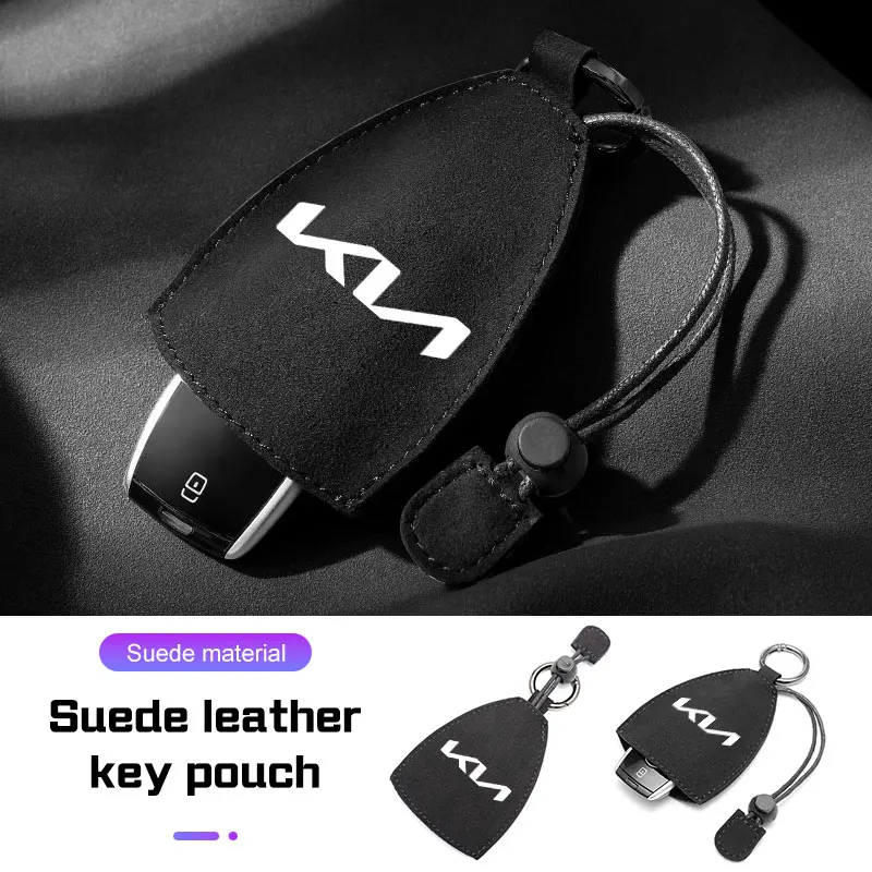 Suede Car Key Bag K… - image