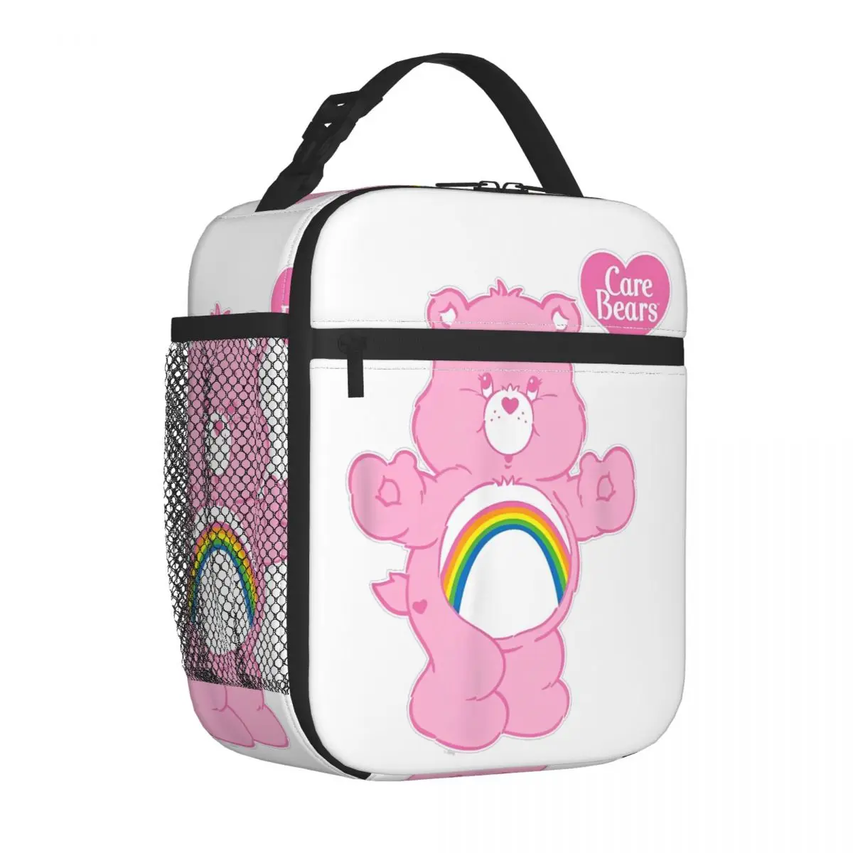 Care Bears Cheer Bear Insulated Lunch Bag Cooler Bag  Meal Container Leakproof Tote Lunch Box Food Bag College Picnic