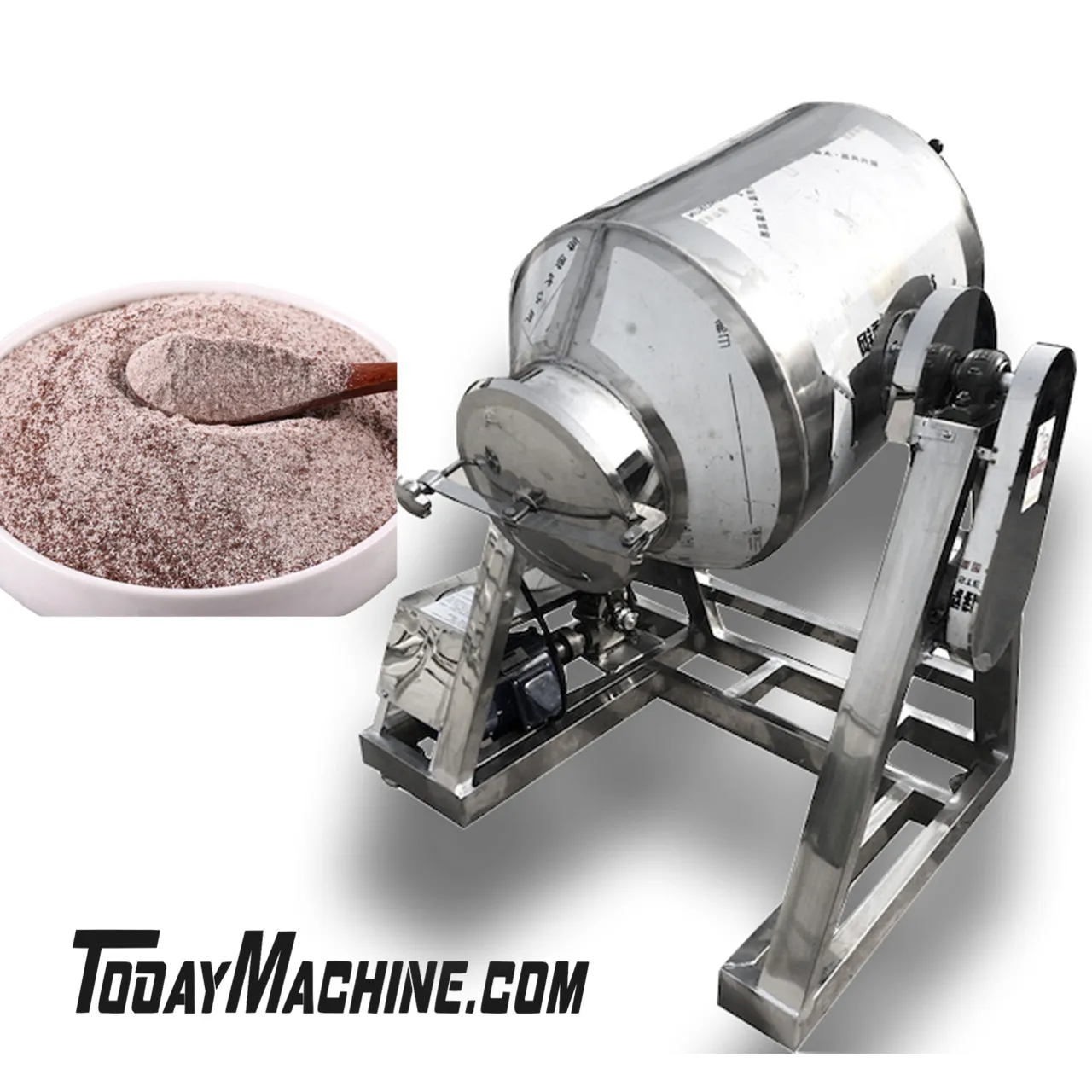 

Double Cone Mixing Machine For Cosmetic Detergent Food Dry Powder