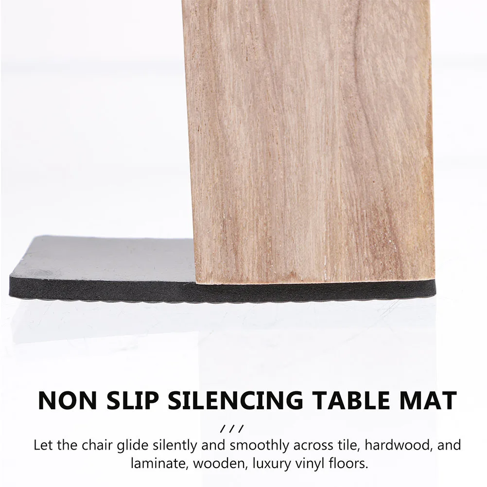 

8pcs Anti Slip Furniture Non Slip Chair Leg Pads For Hardwood Floors Adhesive Floor Protectors Thickened Eva Pads