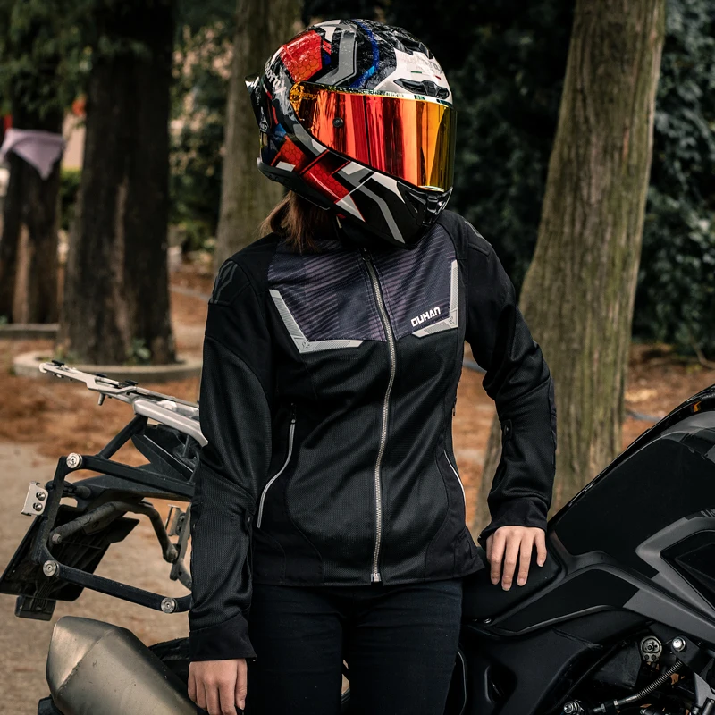 Breathable Summer Mesh  Motorcycle Jacket  Anti-fall 100% Polyester