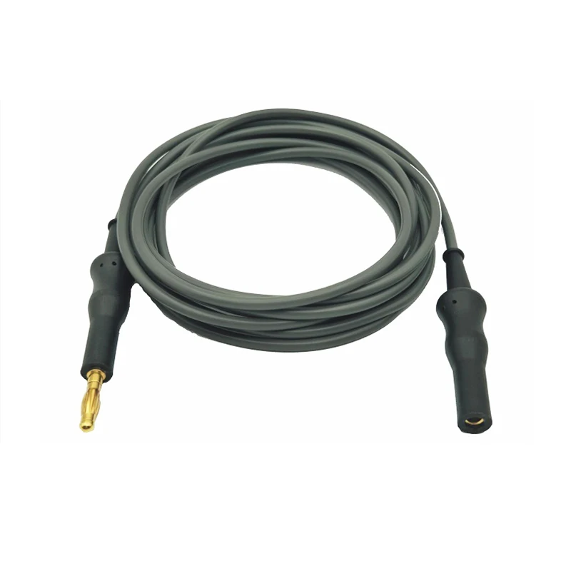 Compatible con cable de fórceps monopolar para Martin Berchtold Erbe serie T, esterilización antialta temperatura, 4,0 banana, 3m