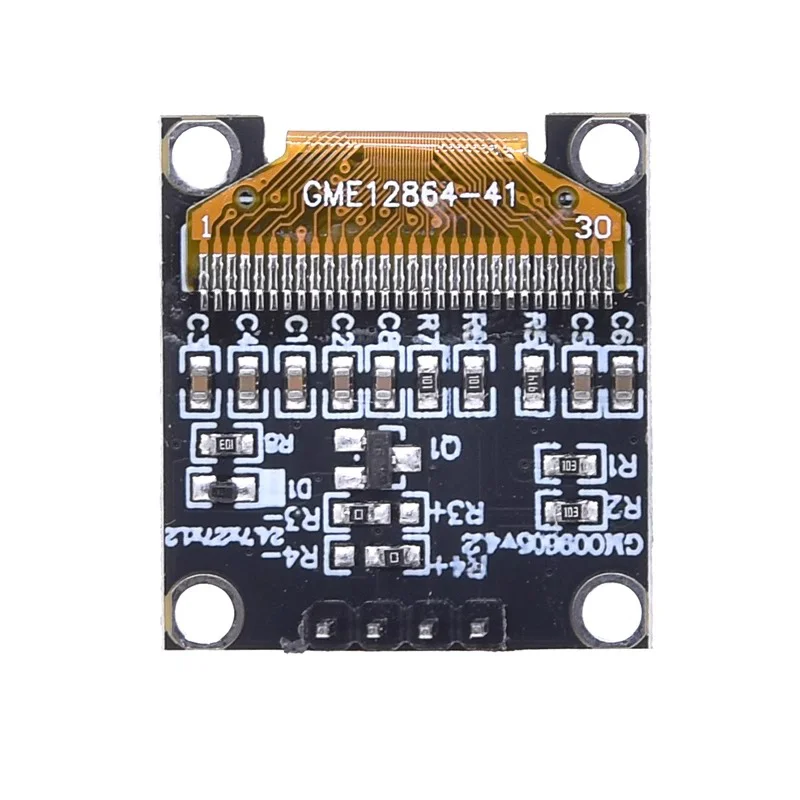 Imagem -06 - Módulo de Exibição Oled Branco para Arduino Placa de Tela Lcd Certificação Rohs 0.96 Polegada Iic Serial 128x64 I2c Ssd1306 12864