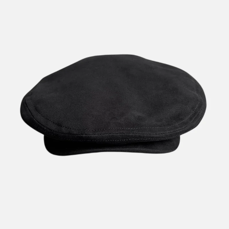 High Quality Men Fashion Flat Cap Spring Autumn Black Breathable Beret Cabbie Hat Britain Style Men Berets  Painter Cap