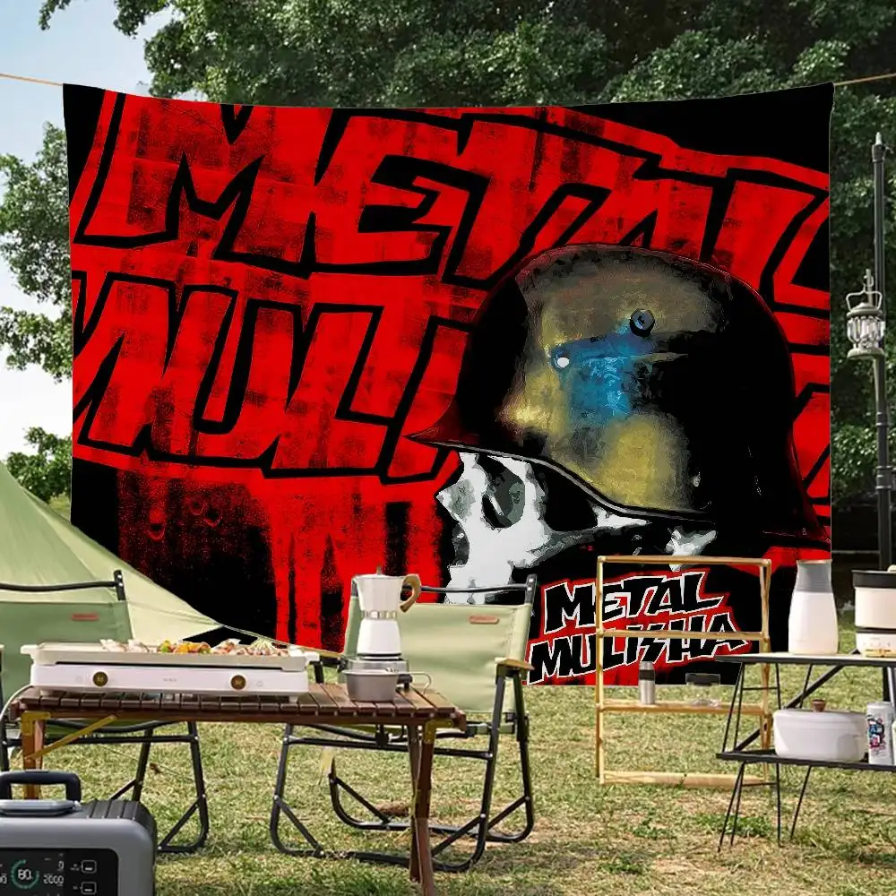LOGO M-Metal M-Mulisha Printed Large Flag Art Science Fiction Room Home Decor Decor Banner