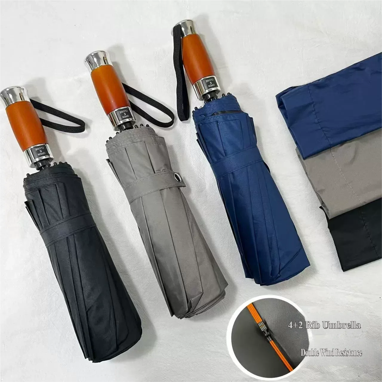 Full-automatic Umbrella, 2-in-1 Sun & Rain Umbrella for Women, Large Size, UV Protection Sun Umbrella, Thickened & Reinforced, O