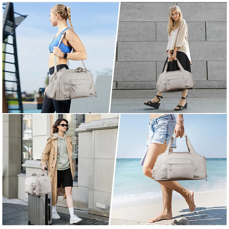 Fitness Handbag Gym Training Sport Yoga Bag High Capacity Multifunctional Bags Dry-wet Separation Shoes Compartment Luggage