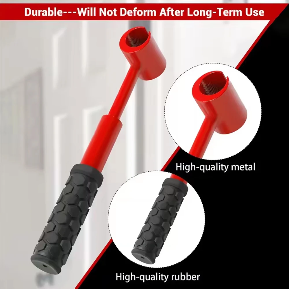 Zestaw kluczy do regulacji szczeliny zawiasów, 4 szt., wytrzymały, z ulepszoną funkcją regulacji zawiasów drzwiowych.