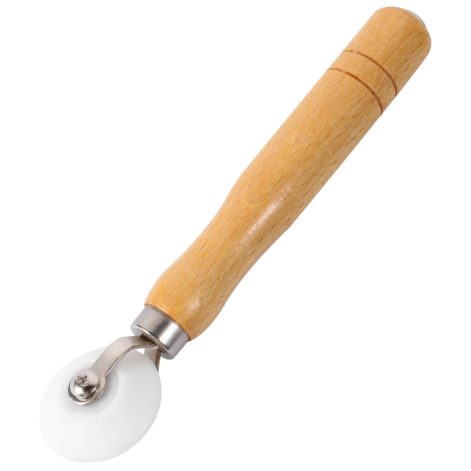 

Wallpaper Seam Roller White PU Handle for Home Car Decor Construction Tool Kit Wooden Smooth Vinyl Film Application