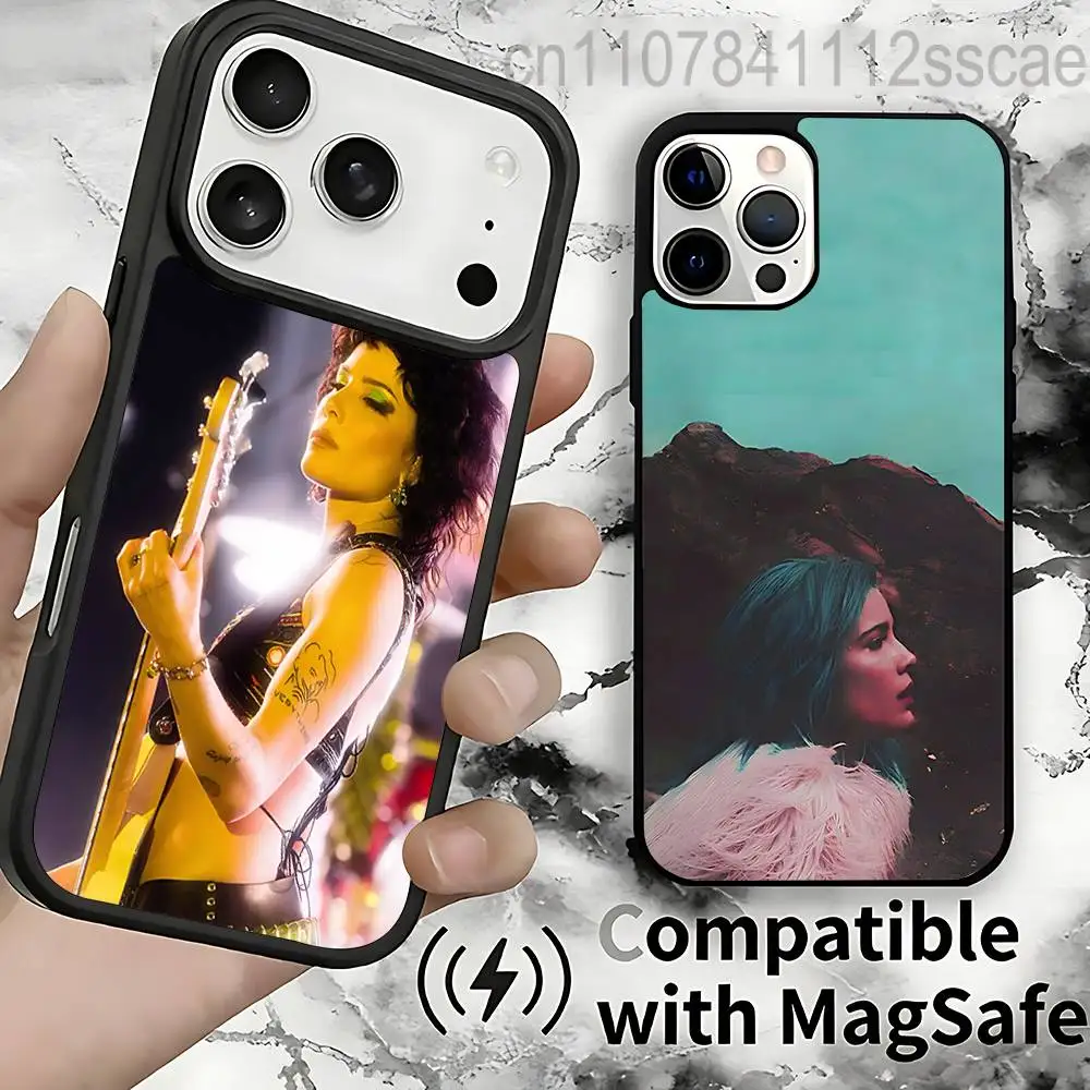 

Singer H-Halsey Case For iPhone 17,16,15,14,13,12,11,Pro,Max,Plus,Mini,SE4,E Magnetic Magsafe Wireless Charging