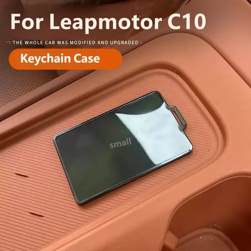 For Leapmotor C10 2024-2027 TPU Car Key Card Case Holder Protector NFC All Inclusive Transparent Keychain Protective Cover